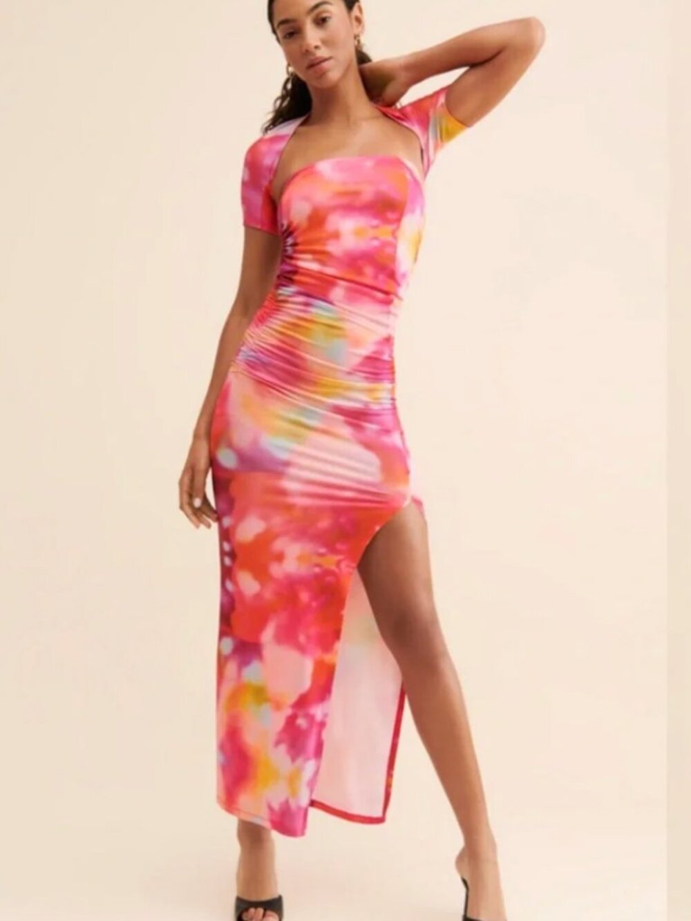 Tach Clothing $281 Zoriana Bolero Maxi Dress, Small